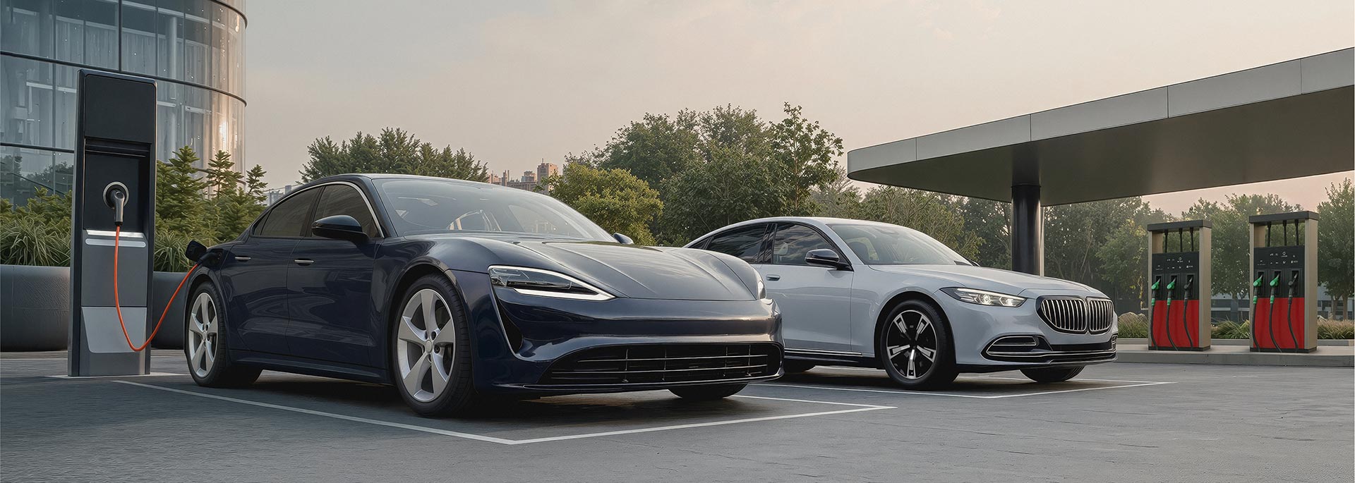 Kraftstoffmanagement der Deutschen Leasing Mit uns tanken und laden Sie komfortabel