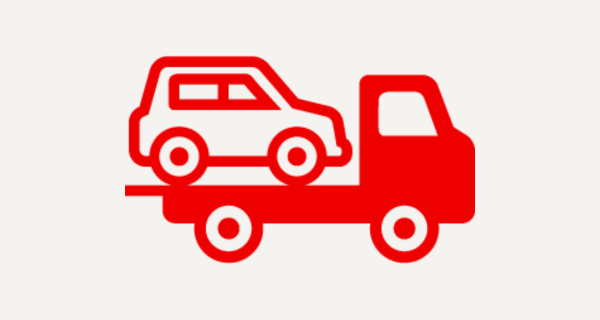 Transparente Fahrzeugrückgabe Icon Fahrzeug