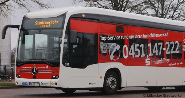 Lübeck setzt mit 55 E-Bussen starkes Zeichen für klimafreundlichen ÖPNV 